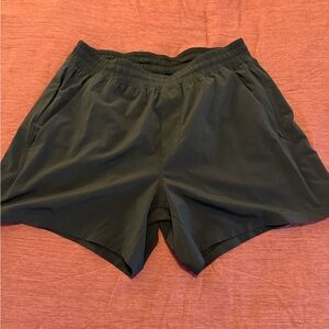 lululemon athletica Men's Black Pace Breaker Athletic Shorts